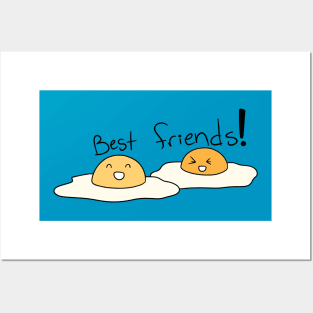 Two Egg Best Friends Posters and Art